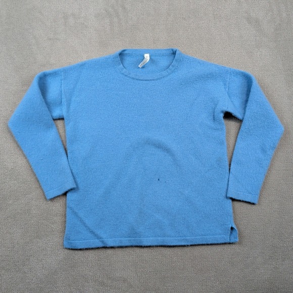 Van Winkle & Co Sweater Size S Womens Blue 100% Cashmere Crewneck Relaxed Fit — photo 2